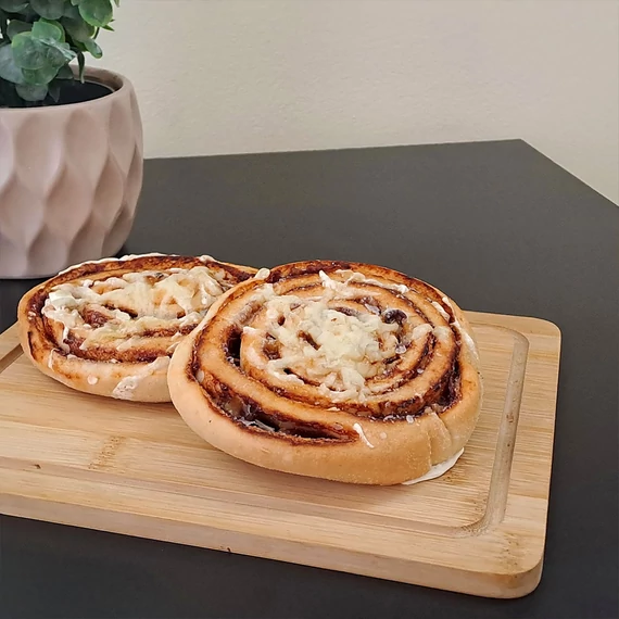 Pizzás csiga kelt tésztás 10 dkg 